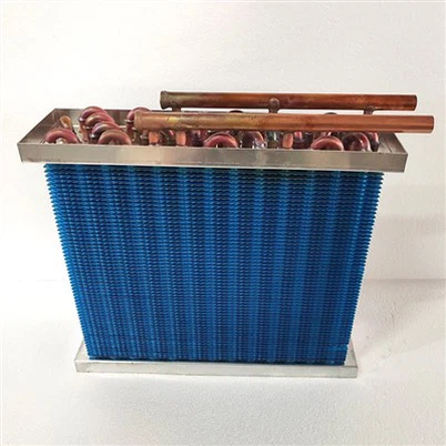 Cov khoom siv tub yees Copper Tube Aluminium Fin Evaporator